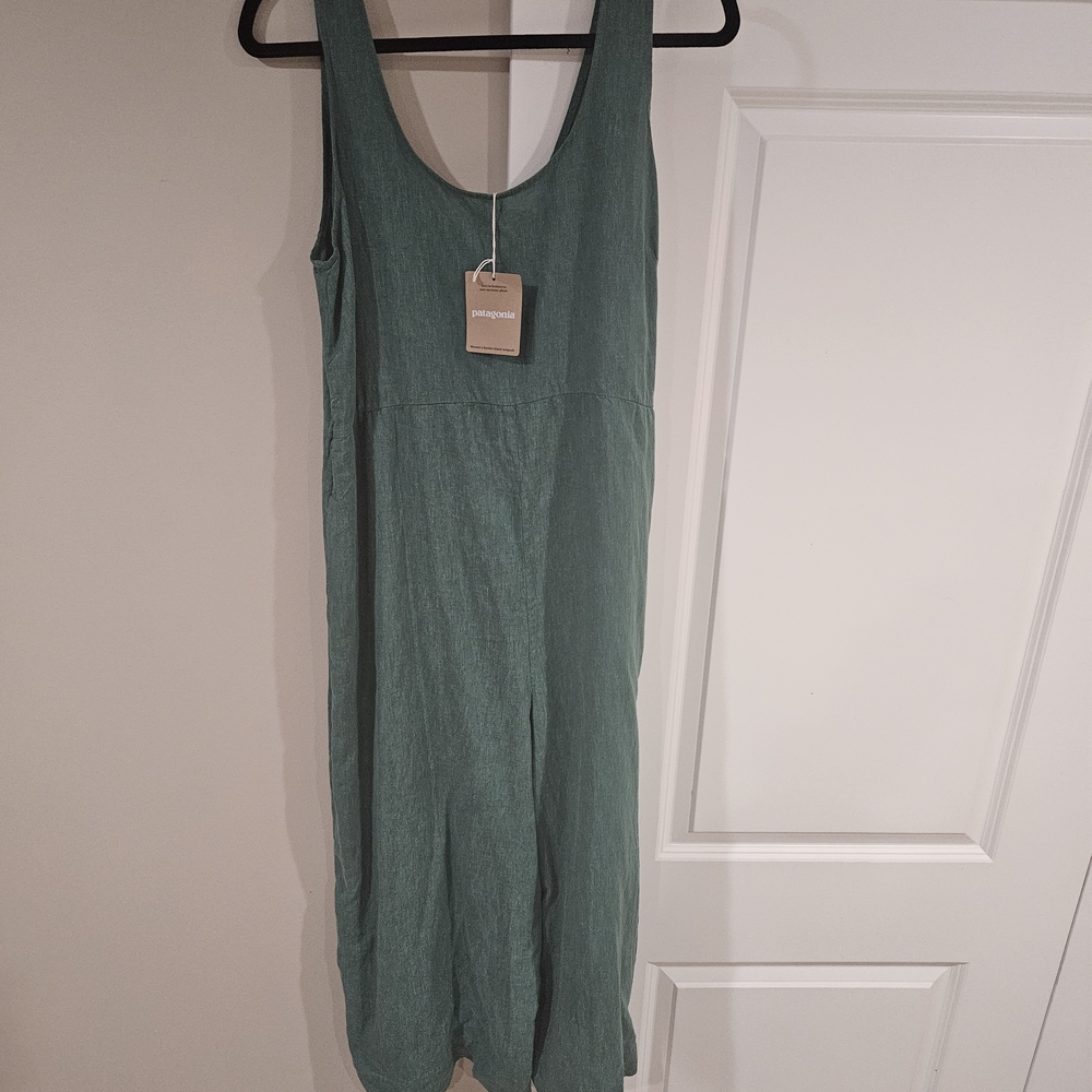 Patagonia Green Sleeveless Jumpsuit